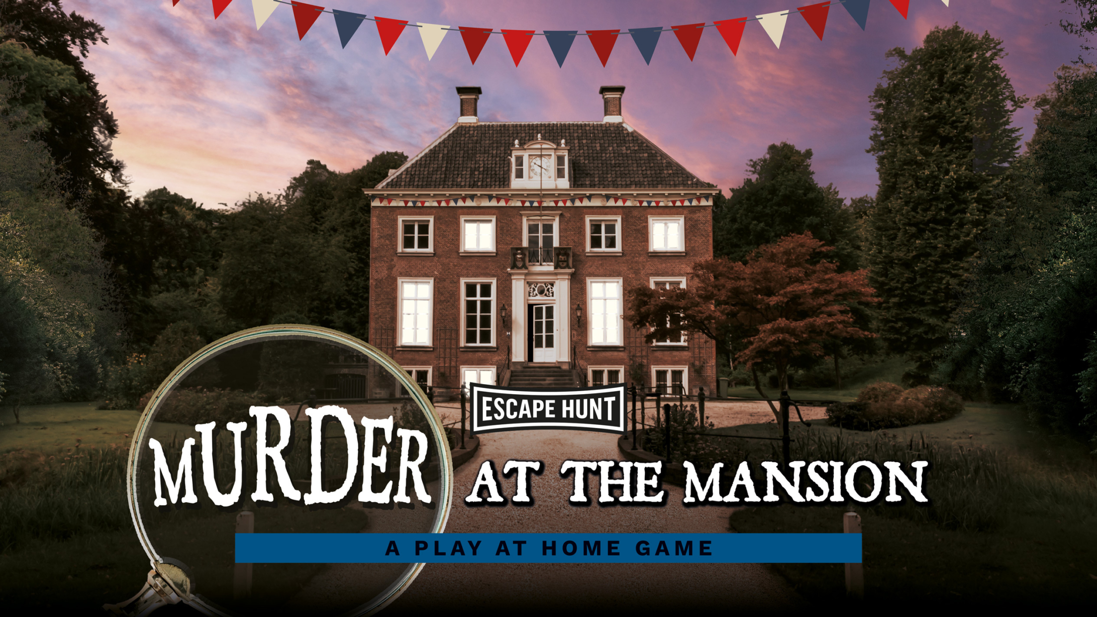 MURDER AT THE MANSION – NEW PLAY AT HOME ESCAPE GAME “PRINT & PLAY”!