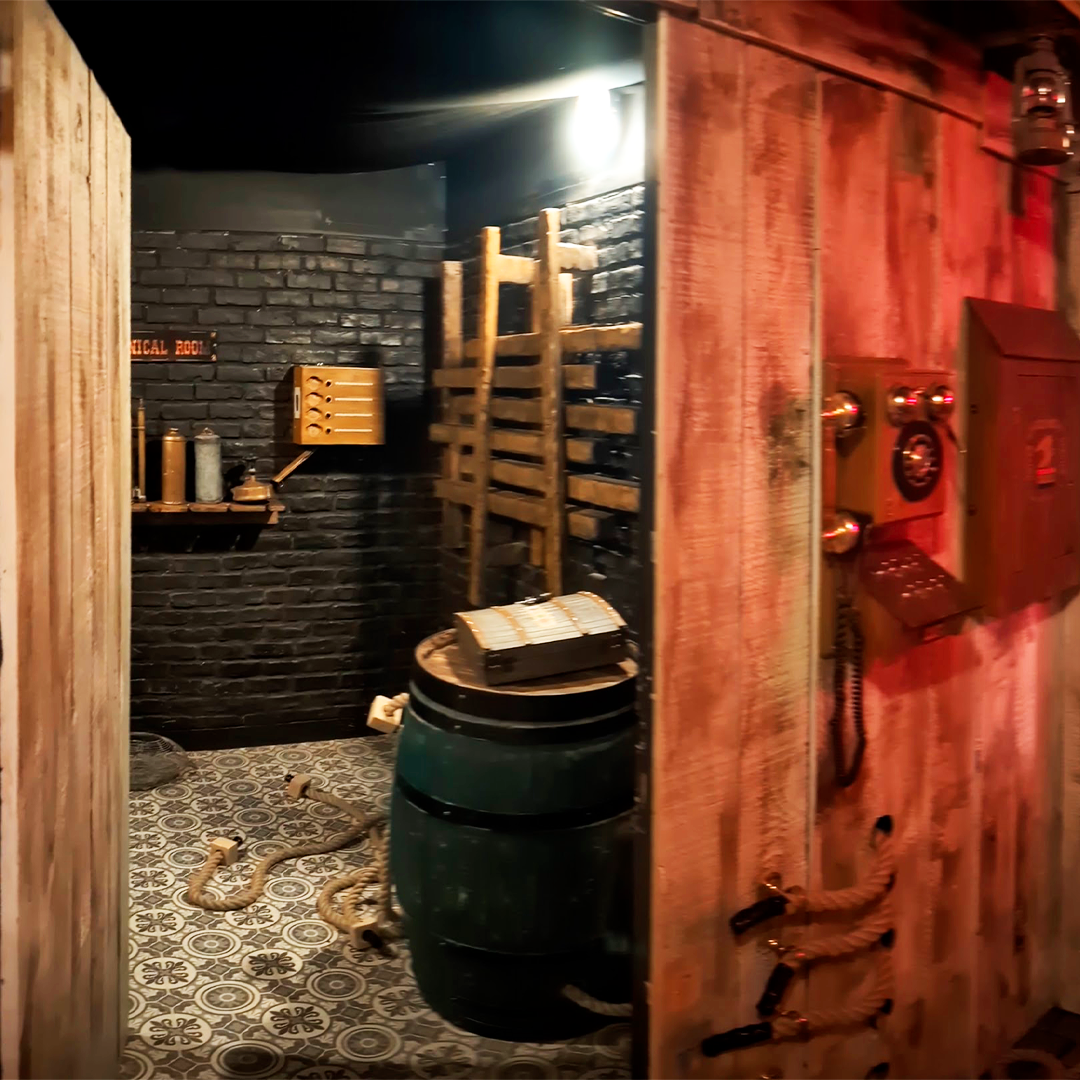 Ruée tonneau et salle secrète