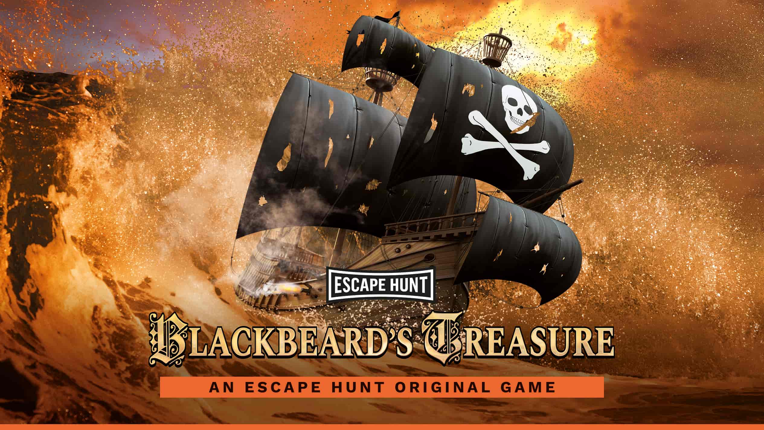 escape game Gérardmer - blackbeard treasure pirate - poster