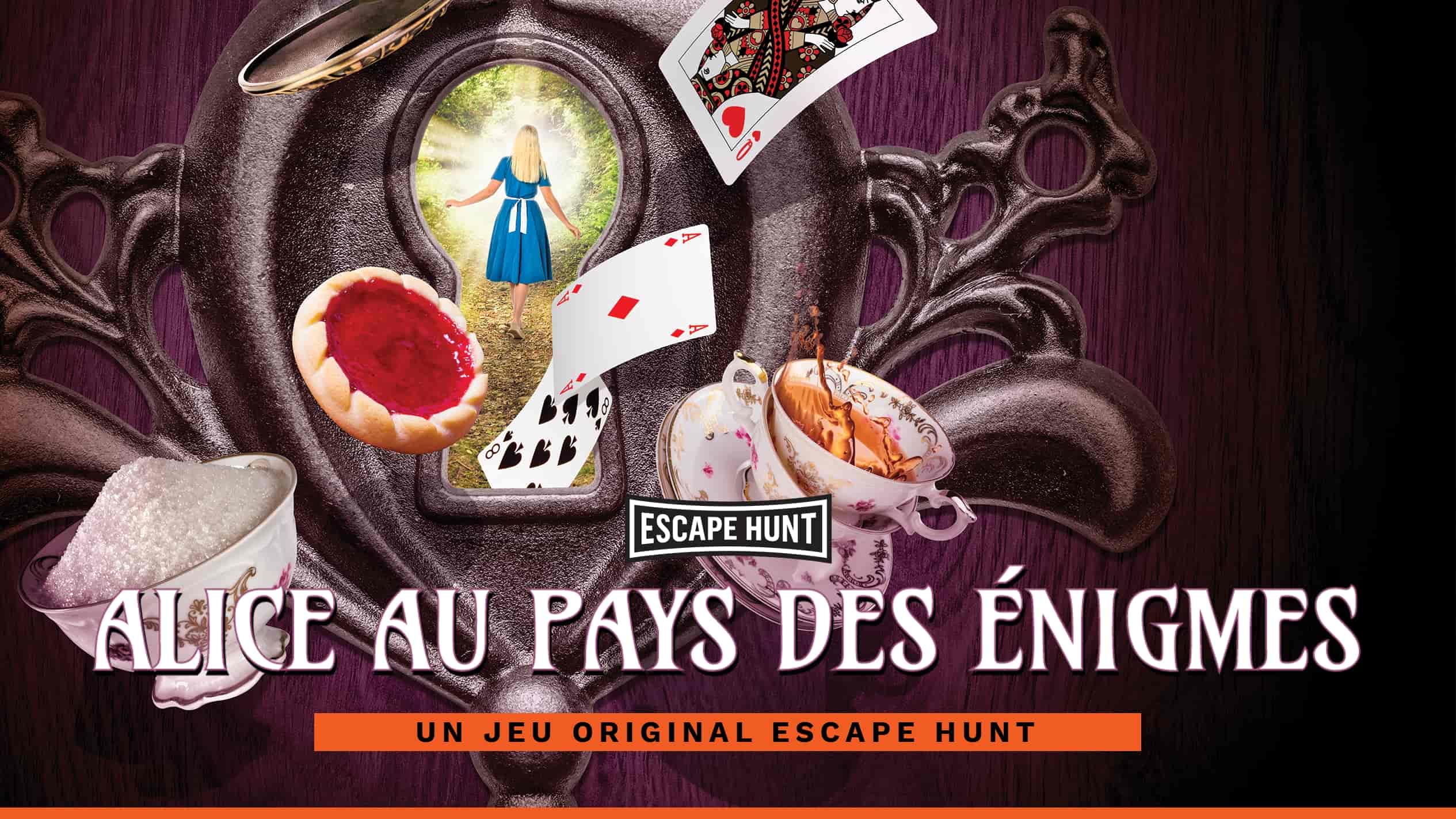 escape game Gérardmer - Alice au pays des énigmes - poster