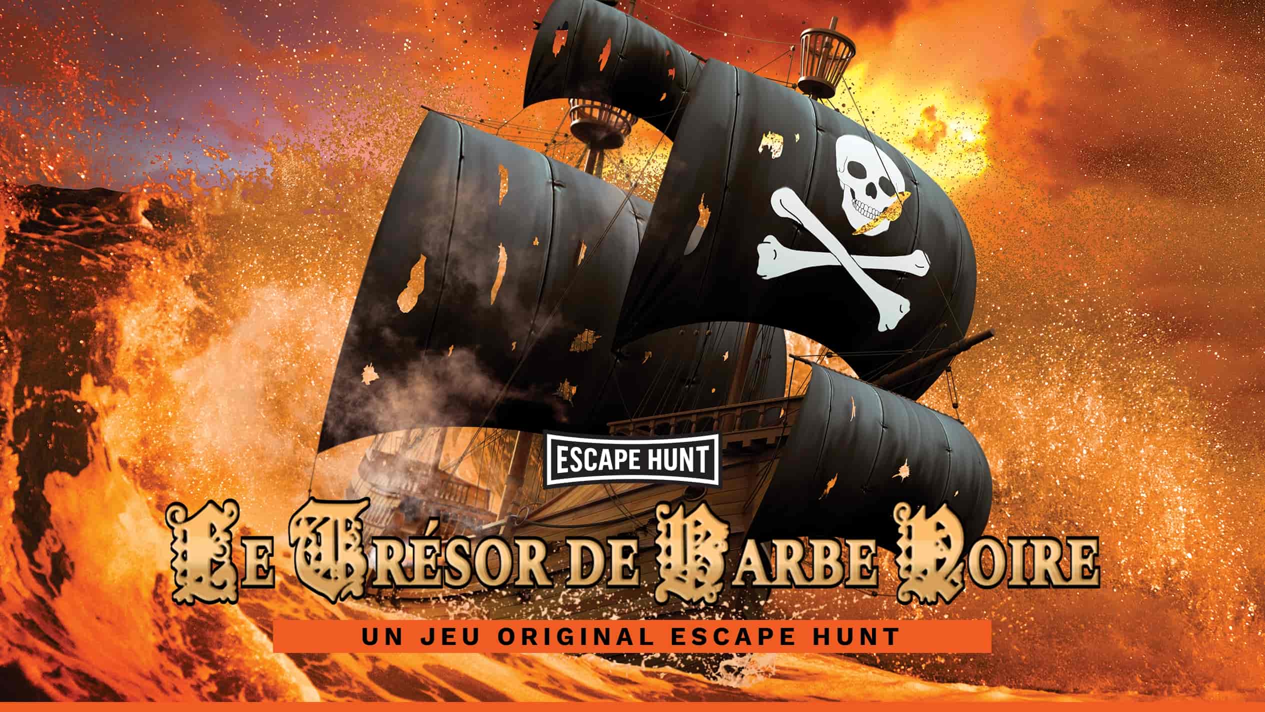 escape game Gérardmer - trésor de barbe noire pirate - poster