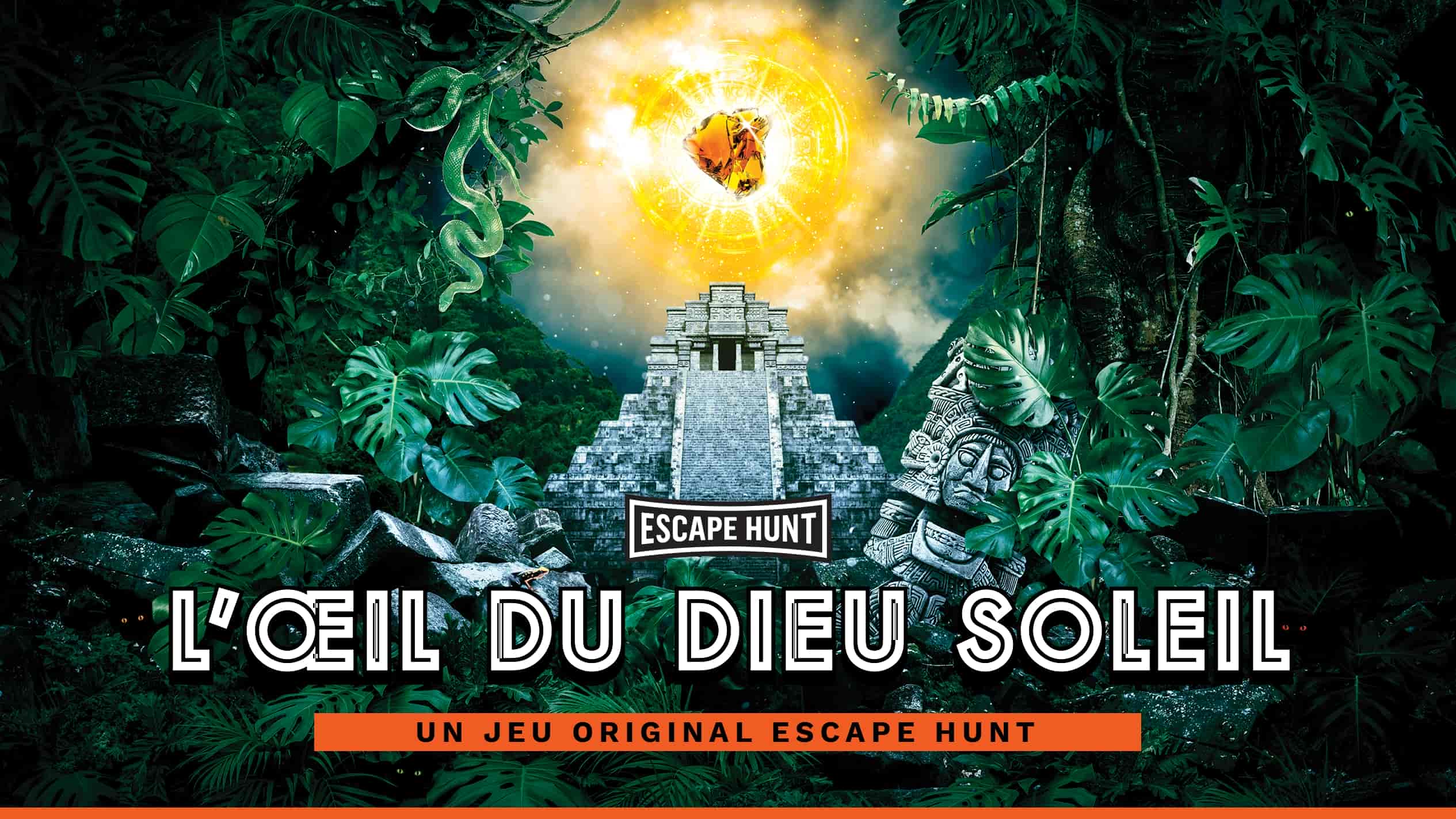 escape game Gérardmer - L'oeil du dieu soleil aztèque- poster