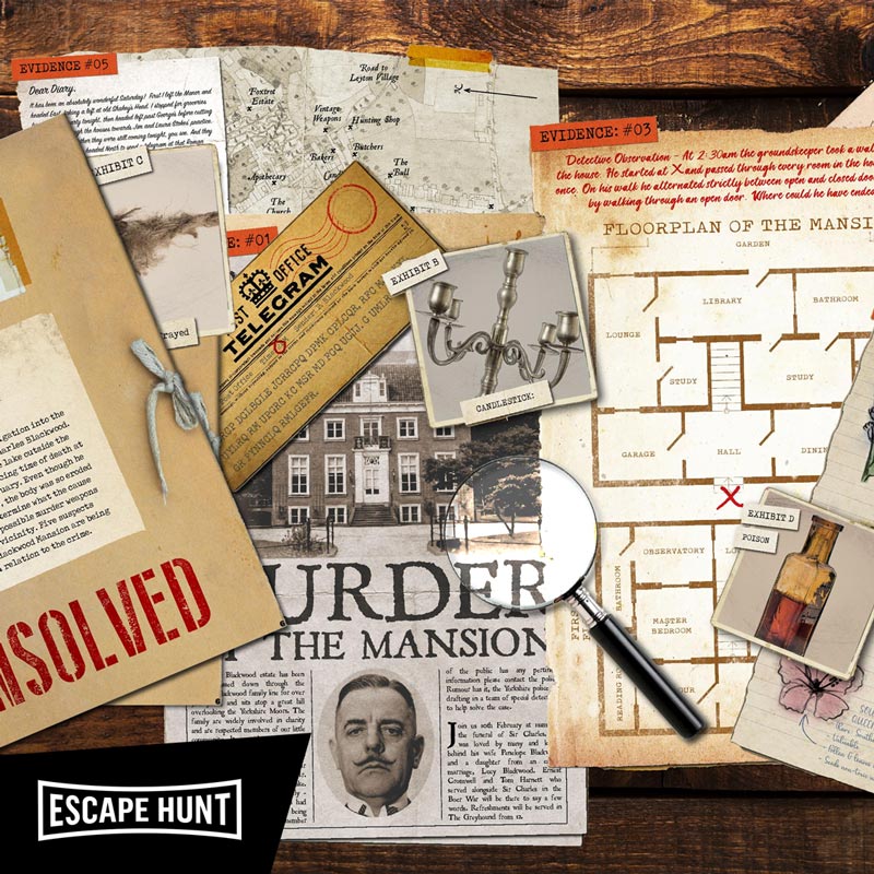 escape game à la maison - escape game à imprimer print and play