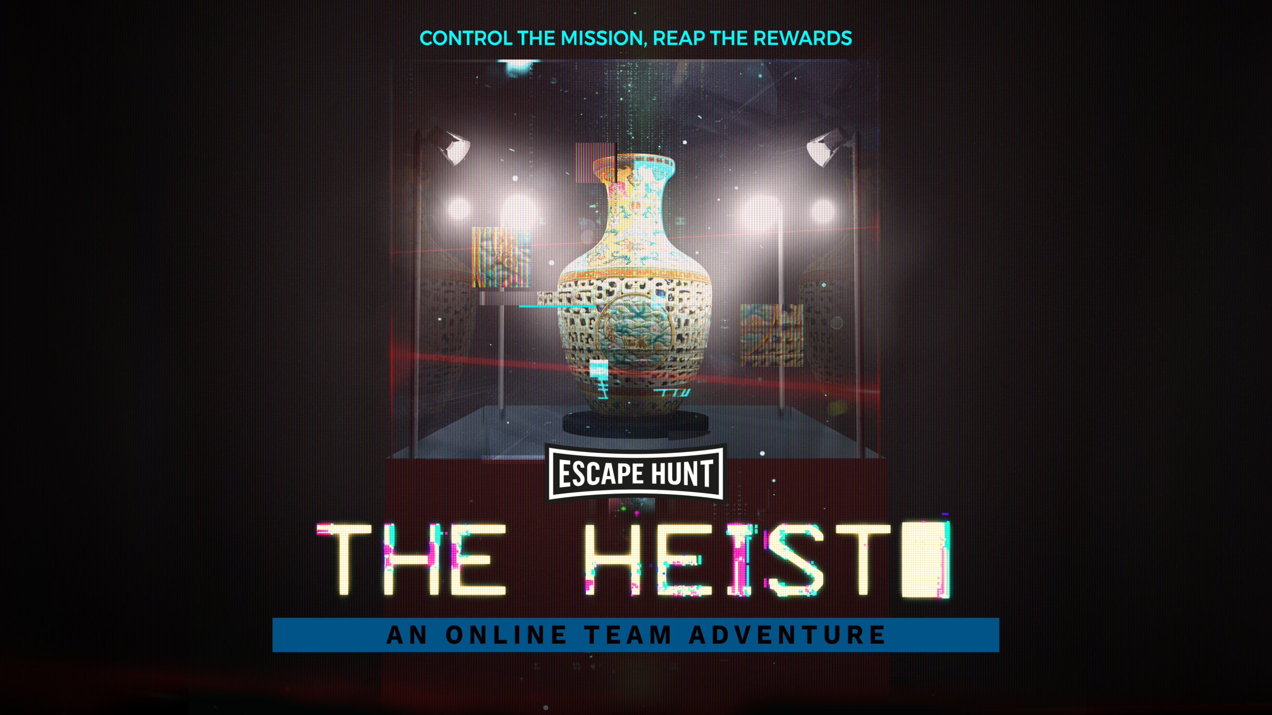 THE HEIST escape room banner at Escape Hunt Fremantle Perth
