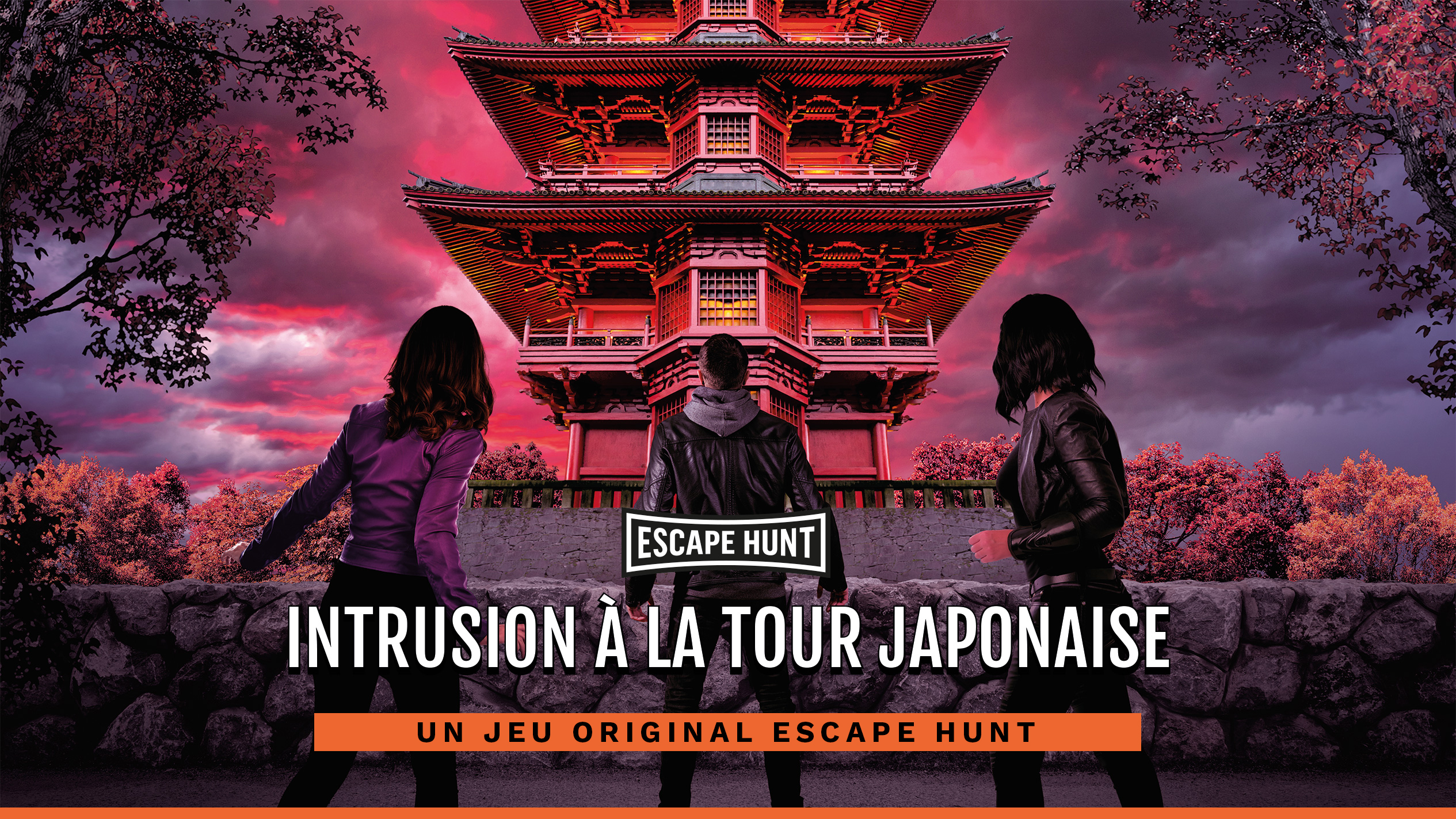 Escape Game Bruxelles intrusion à la tour japonaise bannière