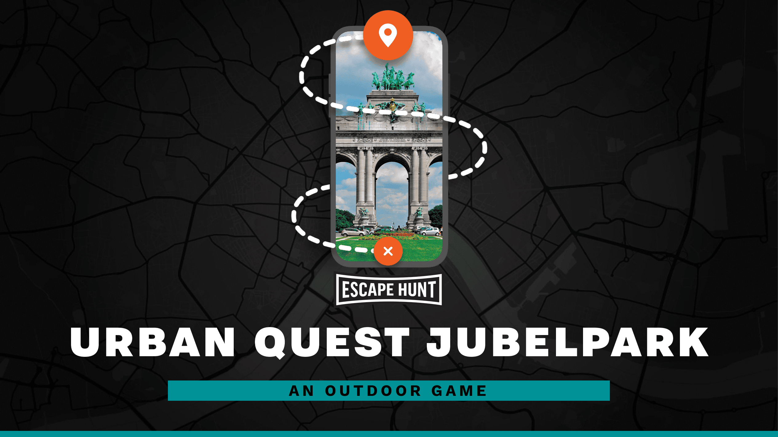 urban quest - jeu de piste extérieur cinquantenaire - poster