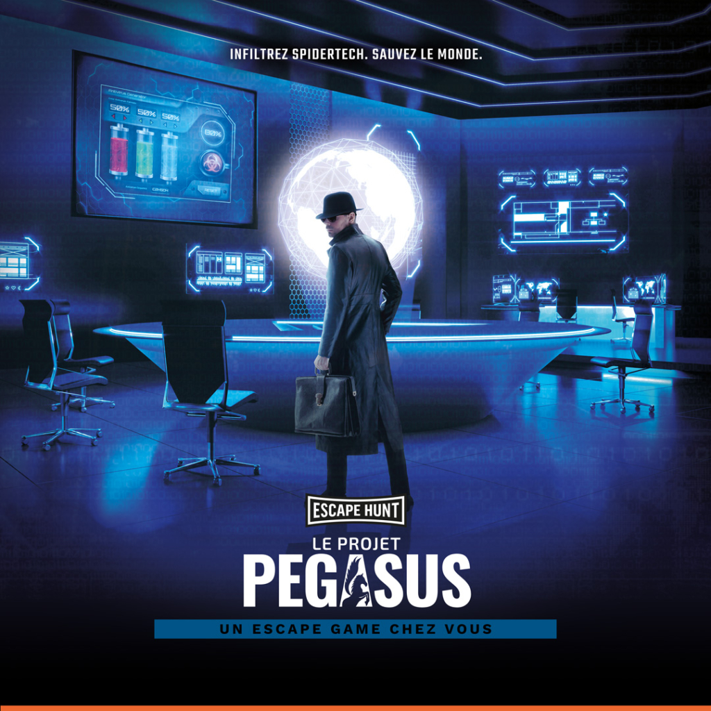 jeux à la maison escape hunt - projet pegasus
