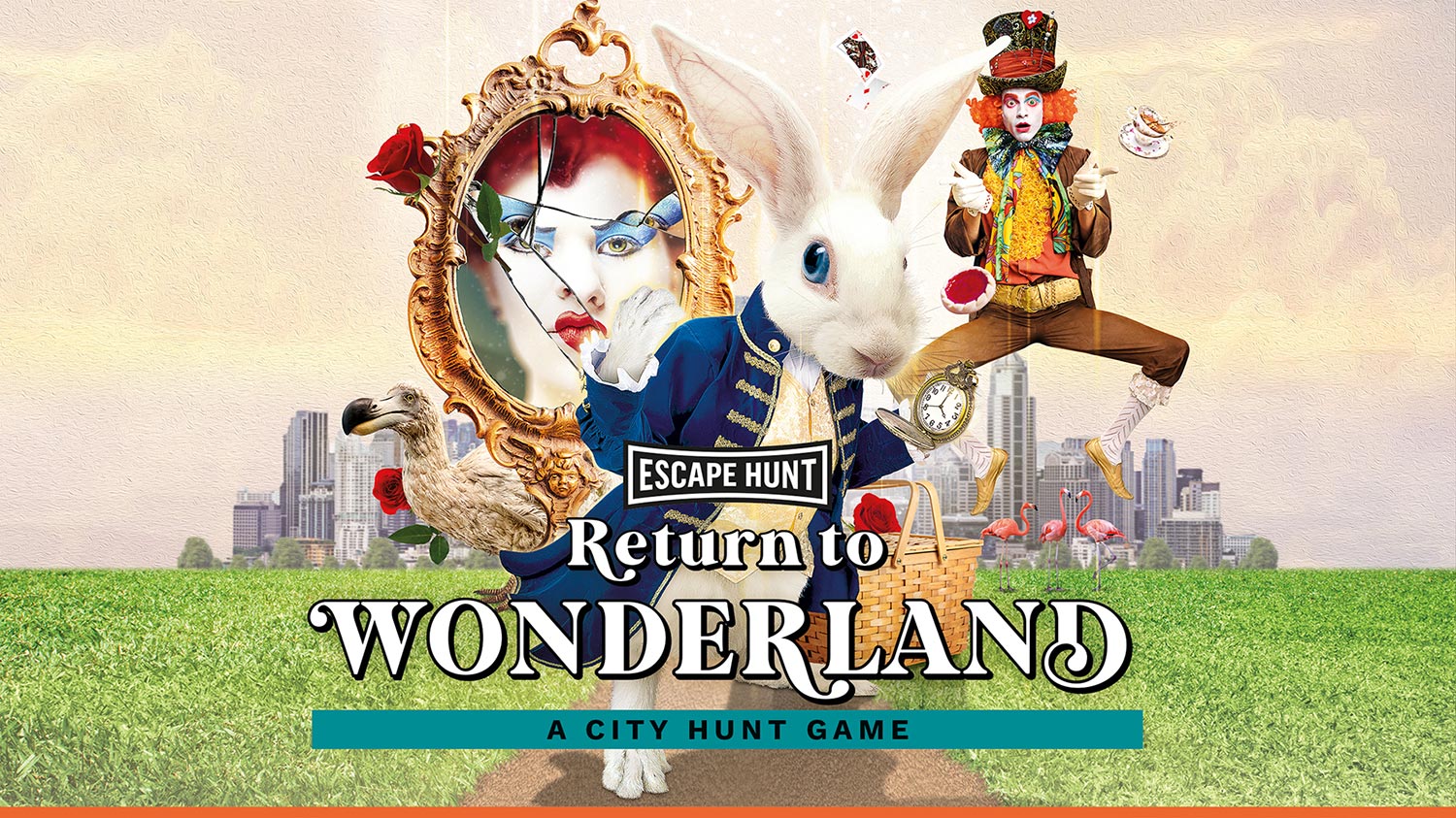 Return to Wonderland City Hunt game hero